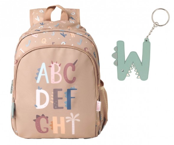 MOCHILA MEDIANA CON LLAVERO FUNNY...
