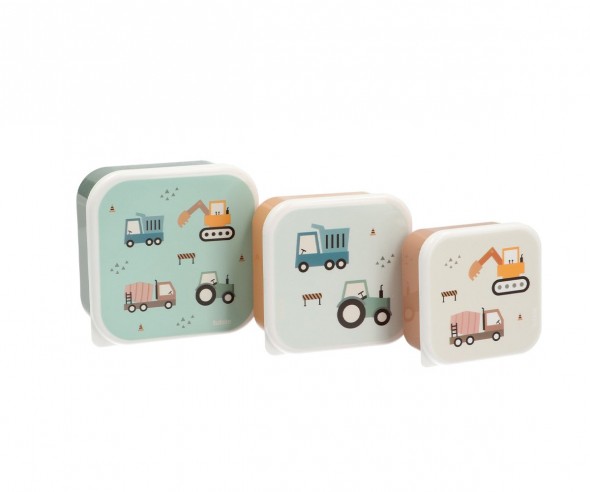 PACK 3 CAJAS ALMUERZO TRUCKS TUTETE