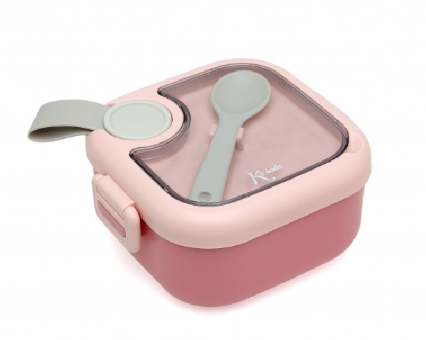 CAJA ALMUERZO 750ML ROSA KIOKIDS