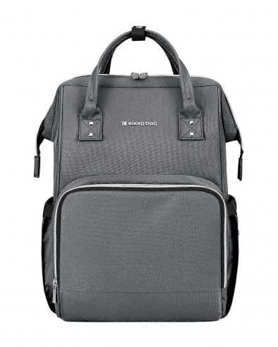 MOCHILA "SIENA" GRIS OSCURO KIKKABOO
