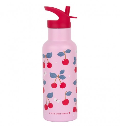 BOTELLA ACERO 500ML CEREZAS