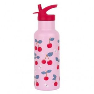 BOTELLA ACERO 500ML CEREZAS