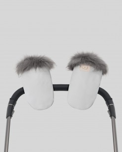 GUANTES "MOMO" GRIS PERLA...