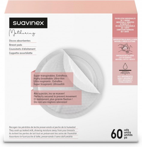 DISCOS ABSORBENTES NATURE SUAVINEX