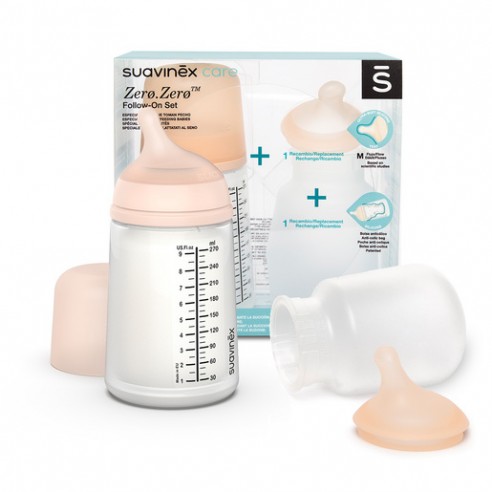 BIBERÓN ZERO ZERO +3M/270ML SUAVINEX