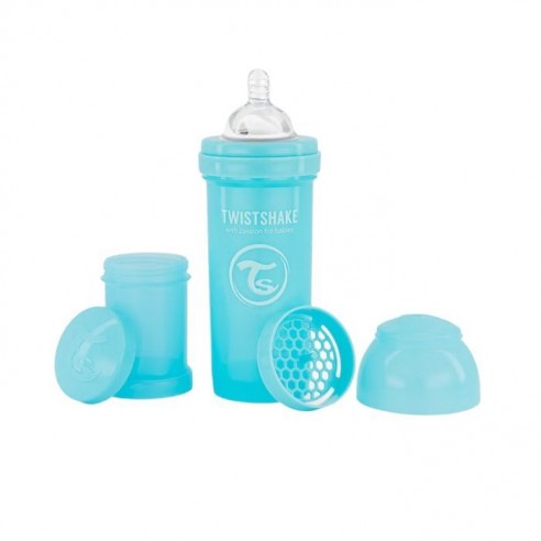 BIBERÓN 260ML AZUL TWISTSHAKE