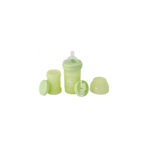 BIBERÓN 260ML VERDE TWISTSHAKE