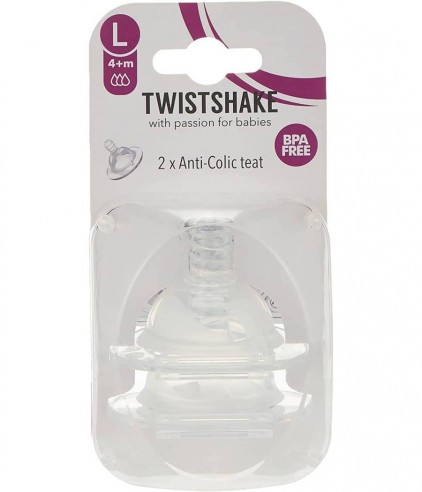 PACK 2 TETINAS FLUJO L TWISTSHAKE